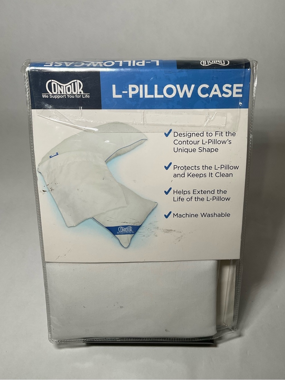 Contour Products L Pillow Case, White, Made Specifically for The Contour Prod...
